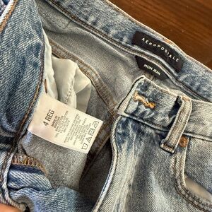 Aeropostale Women's Light Blue Boyfriend Jeans